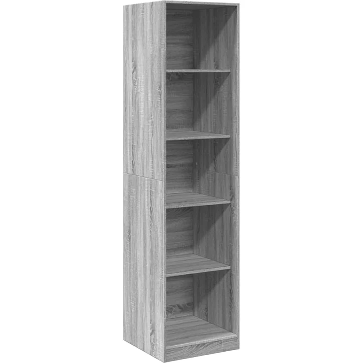 vidaXL Kleiderschrank Grau Sonoma 50x50x200 cm Holzwerkstoff 3307716 – Bild 2