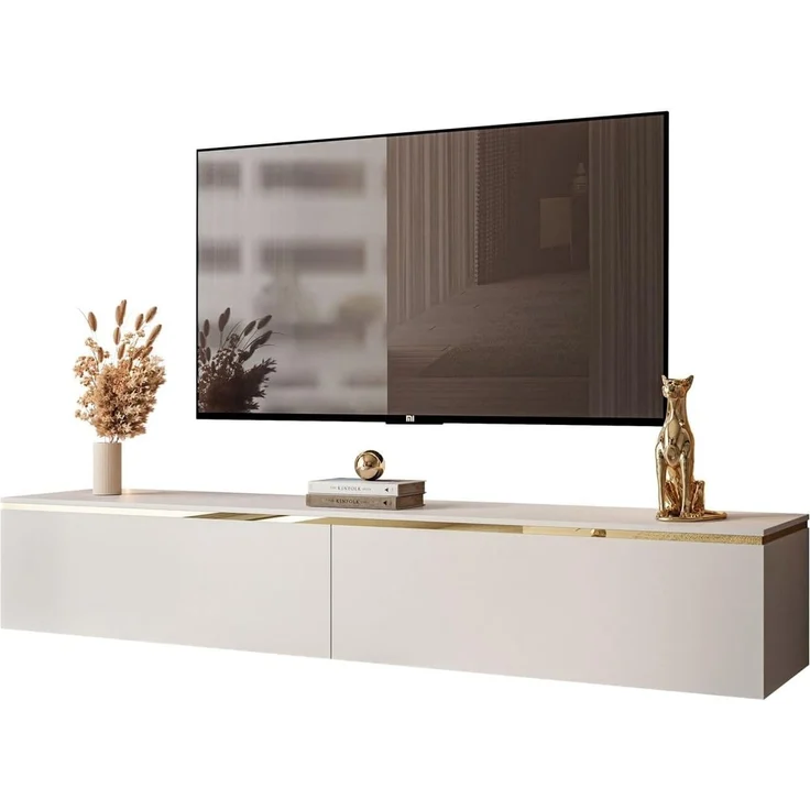 Lookway Lowboard AURORA Kaschmir Hängende TV-Schrank oder auf Beinen 180 cm