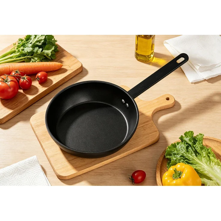 Hanseatic Bratpfanne ALU PRO, Aluminium (1-tlg), Profi Pfanne mit Antihaftbeschichtung, für alle Herdarten, Induktion – Bild 2