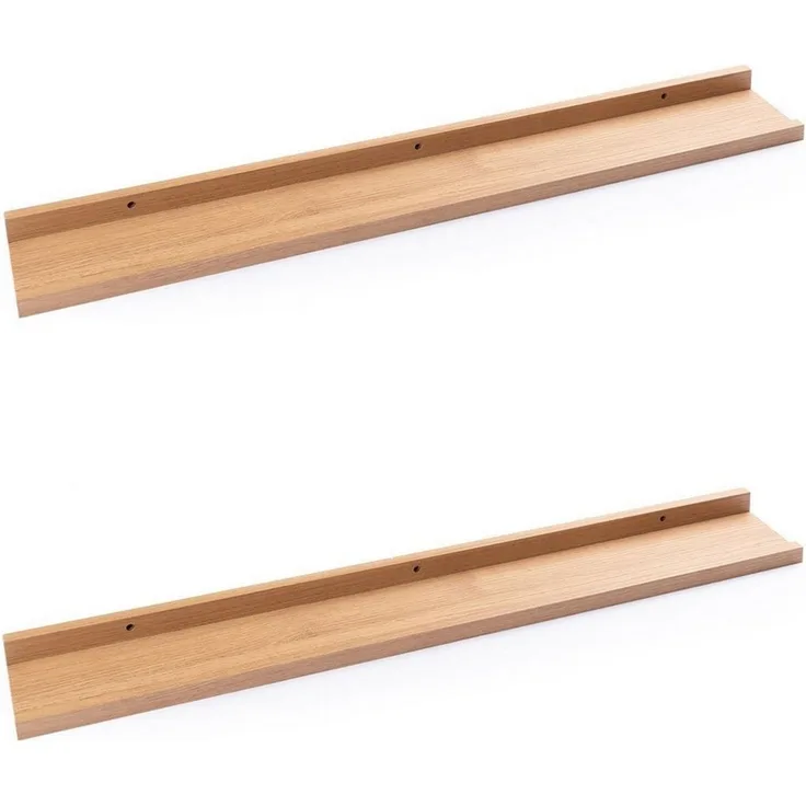 Home4You Wandregal Bilderleisten 2er Set, Spar-Set