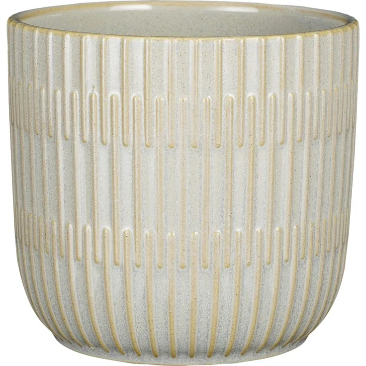 Mica Übertopf Sara Ø 17,5 x 16 cm grau glaze