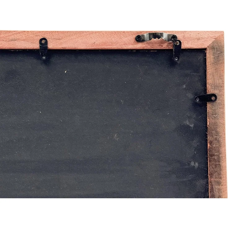 Bring Charakter an die Wand Bilderrahmen Sumatra 36x36 cm aus Altholz ohne Glas - mit Kreidetafel - Woodkings – Bild 4