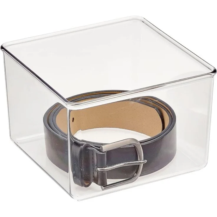 mDesign Aufbewahrung Organizer Ablage Schrankbox 4er-Set Transparent Accessoires – Bild 8