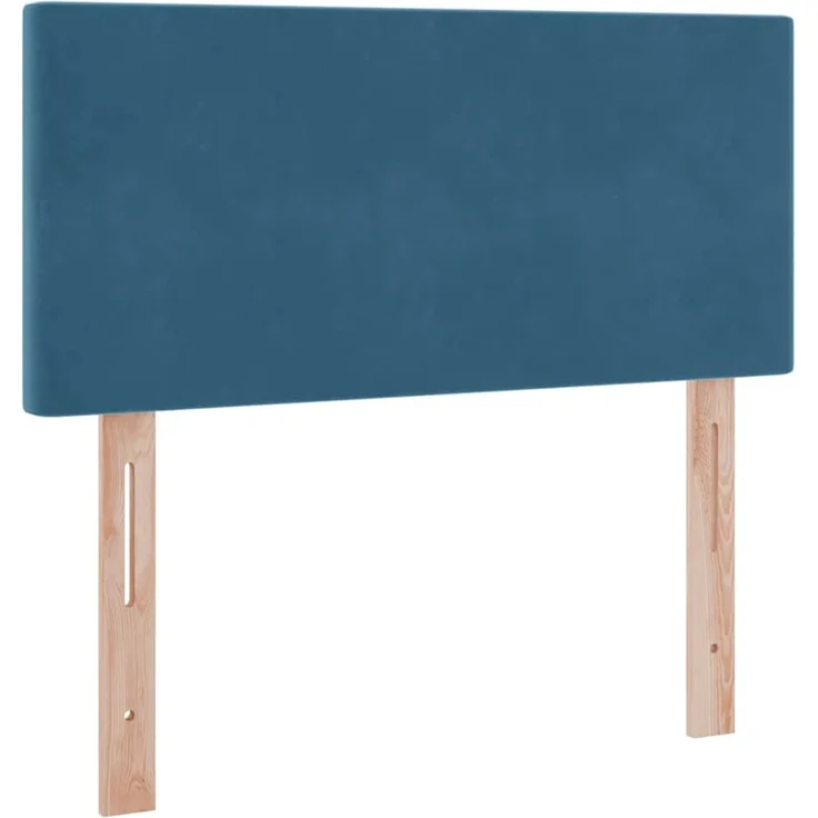 vidaXL Aufbewahrungsbett mit Kopfteil Dunkelblau 100 x 200 cm Samt 3370681 – Bild 9