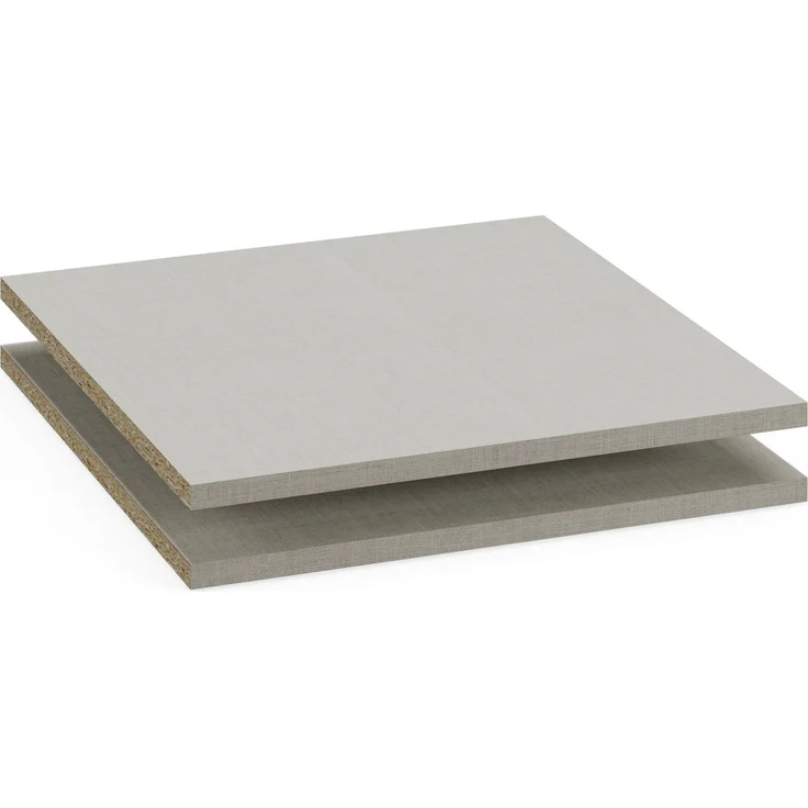 rauch Zubehör, Einlegeböden 2er-Set, für Drehtürenschränke von rauch mit einer Elementbreite von 45 cm und einer Schranktiefe 54 cm – Bild 1