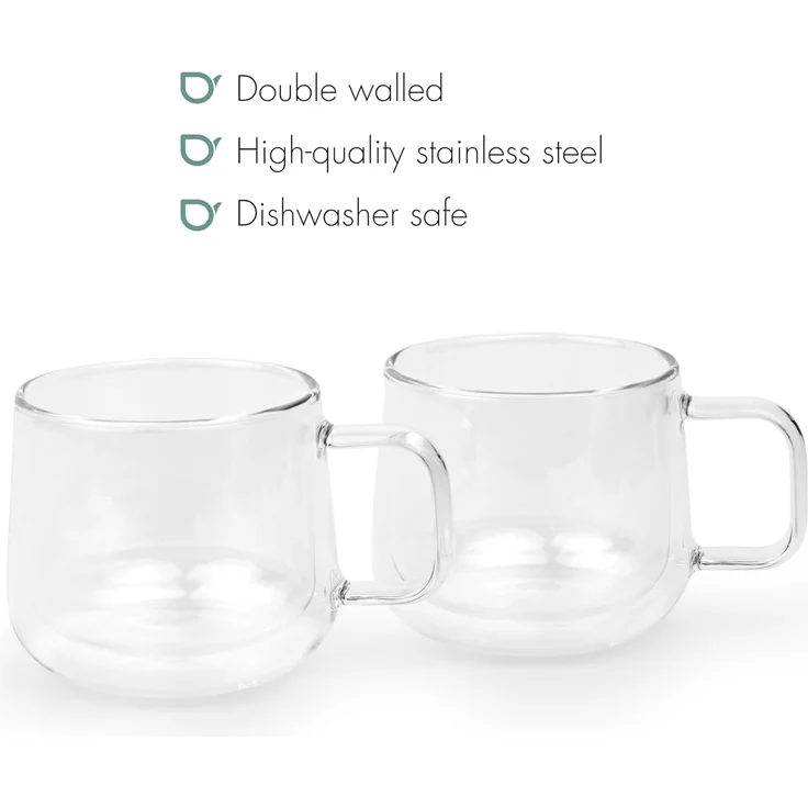 1x2 Bredemeijer Glas Merano 290ml doppelwandig 165051 – Bild 3