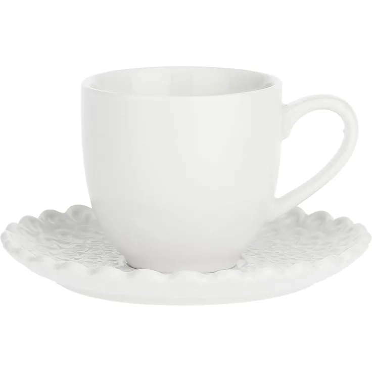 La Porcellana Bianca La Porcellana Bianca 6er-Set Kaffeetassen mit Untertasse 85 ml P002800150Z