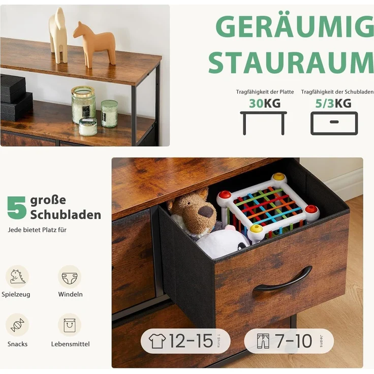 DUMOS Bürostuhl Ergonomisch Schreibtischstuhl Komfortarmlehnen Fußstütze Office Chair, Höhenverstellbarer Sitz mit Fußstütze – Bild 4