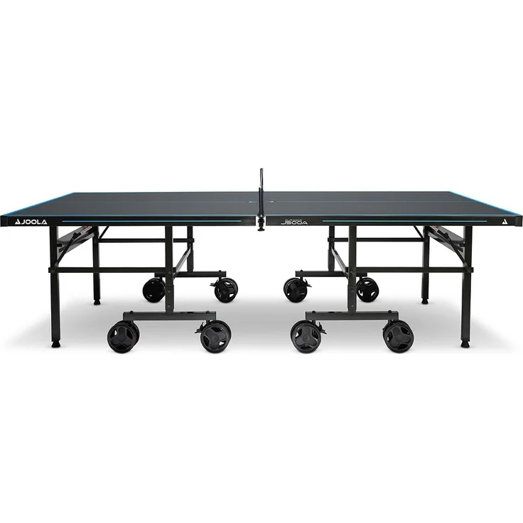 JOOLA Tischtennisplatte ALUMINIUM PRO inkl. Abdeckhülle, Outdoor Tischtennisplatte wetterfest, 6 mm Aluminium-Kunststoffverbundoberfläche - Einklappbares Untergestell, inklusive Tischtennisnetz – Bild 3