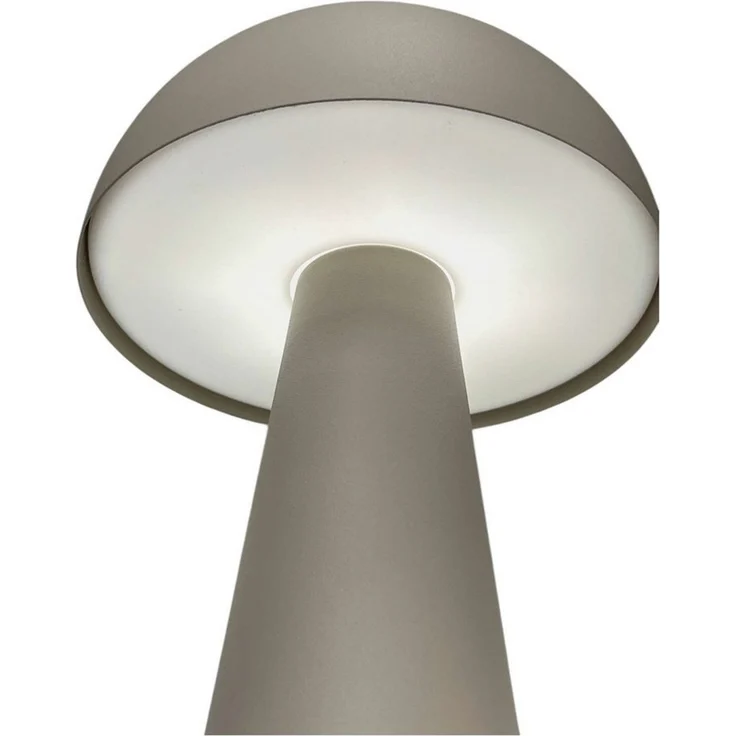 Coen Bakker Deco BV LED Außen-Tischleuchte Touch Tischlampe Pilzform Dimmbar Akku In-/Outdoor IP44, Touch-Funktion, LED fest verbaut – Bild 2