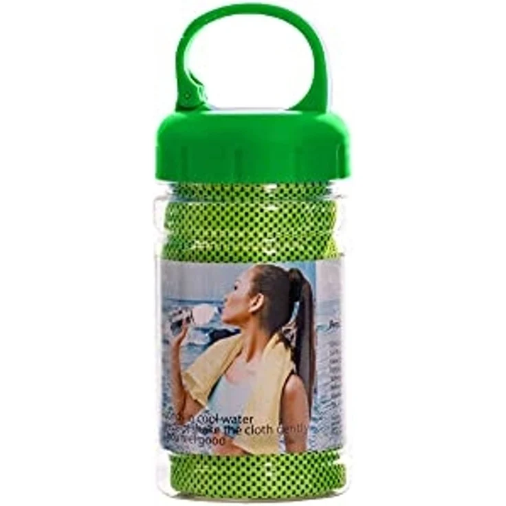 Muxel Sporthandtuch 2 Cool Down Towel Handtuch Kühltuch gegen Schweiß Sporthandtuch Fitnes, Kühlfaser (2-St) – Bild 4