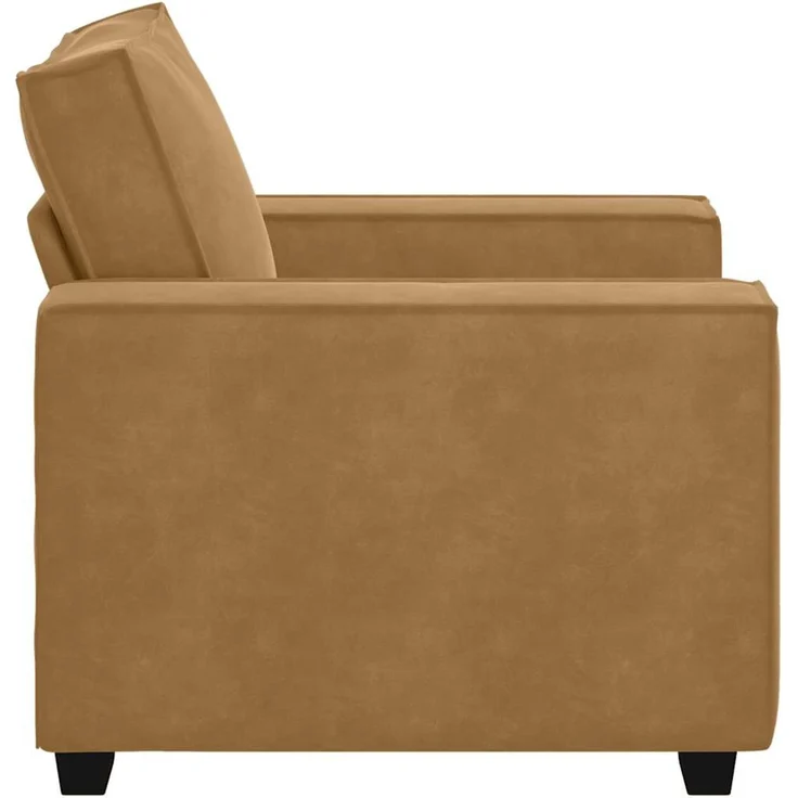 vidaXL Sessel Braun 100x78x84 cm Samt 4105007 – Bild 4