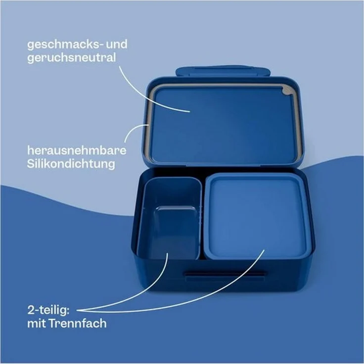 ergobag Lunchbox Brotdose, Kunststoff, (Brotdose, 1-tlg, 1x Brotdose), spülmaschinengeeignet – Bild 2
