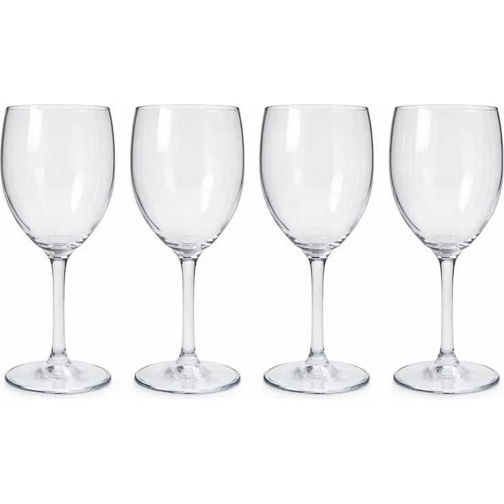 Mach1 Gläser-Set Trinkgläser 4er Set robuste Trinkgläser 290ml für Garten, Camping – Bild 1