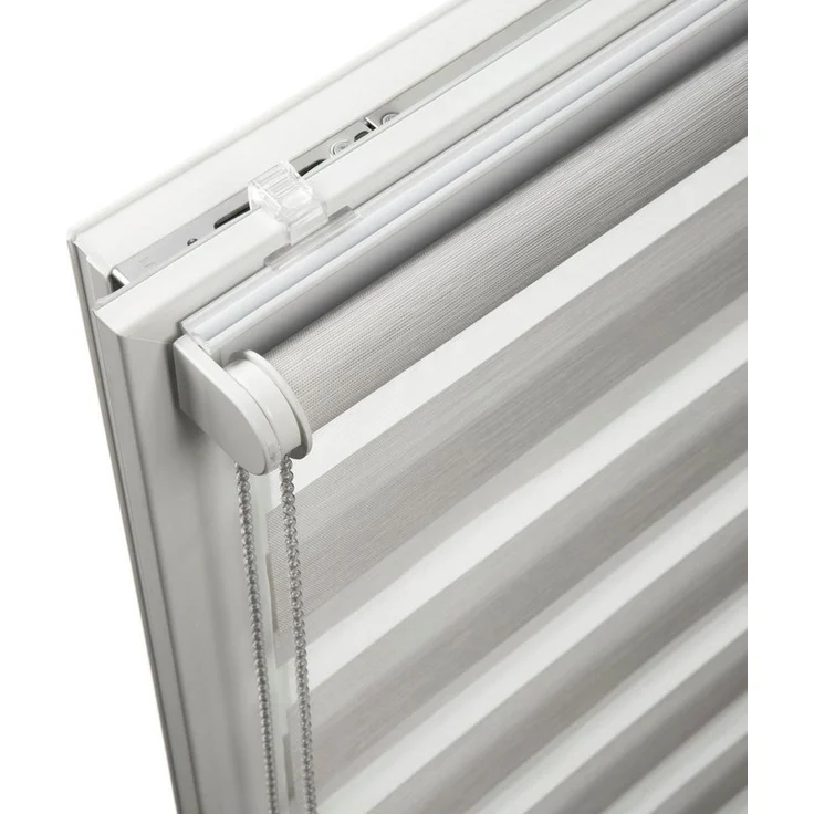 Doppelrollo Doppelrollo Tilda, SCHÖNER WOHNEN-Kollektion, transparent, mit Bohren/ohne Bohren, freihängend, Klemmfix, geklemmt, silberne oder weiße Rollo-Technik – Bild 2