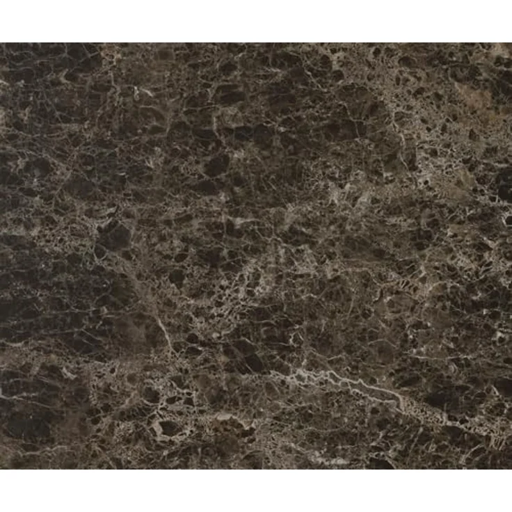 Outdoortisch Edge 200x100 cm Keramik Emperador Extra Lucidato Dunkelbraun Kreuzgestell Rechteck Schwarz – Bild 5