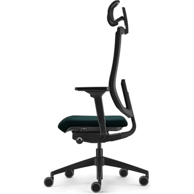 Sedus, se:do PRO Light 2, ergonomischer Bürostuhl, Netzmembran, Petrol, Lordosenstütze, Nackenstütze, höhenverstellbar – Bild 6