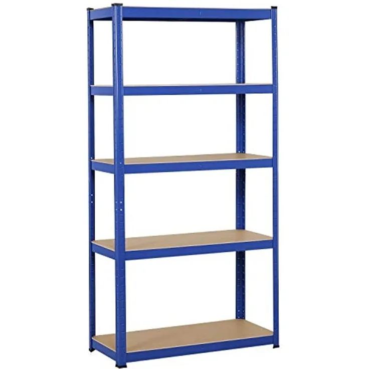 Yaheetech Lagerregal 180 x 90 x 40 cm, Schwerlastregal 5 Ebenen, Steckregal max. 875 kg belastbar mit pulverbeschichteter Oberfläche