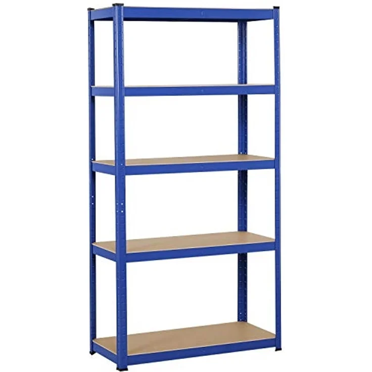 Yaheetech Lagerregal 180 x 90 x 40 cm, Schwerlastregal 5 Ebenen, Steckregal max. 875 kg belastbar mit pulverbeschichteter Oberfläche – Bild 1