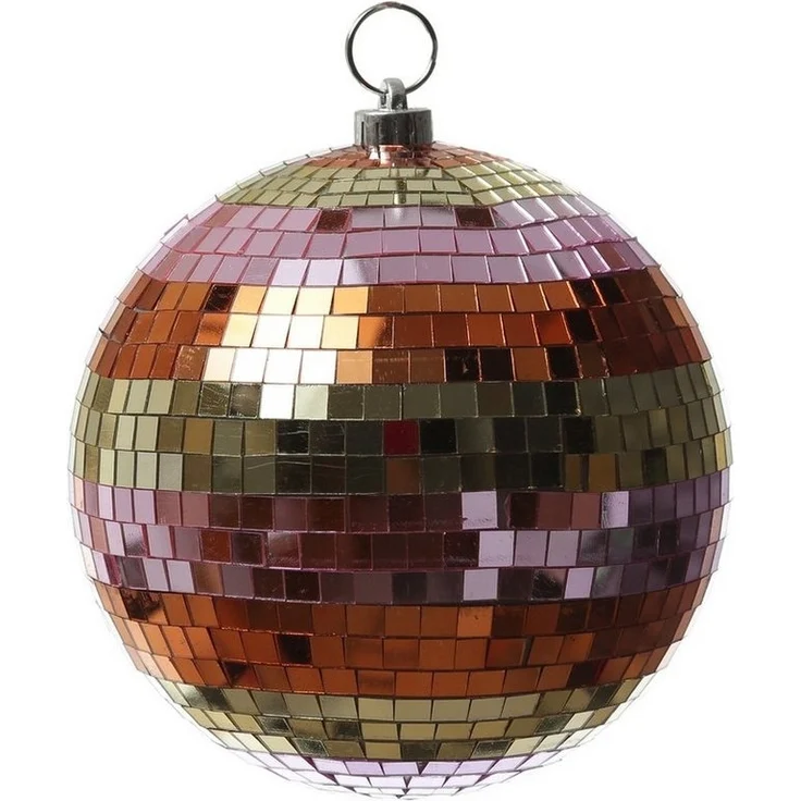 SATISFIRE Discolicht Spiegelkugel 20cm pastellfarben Discokugel Mirrorball Party Disko Deko – Bild 1
