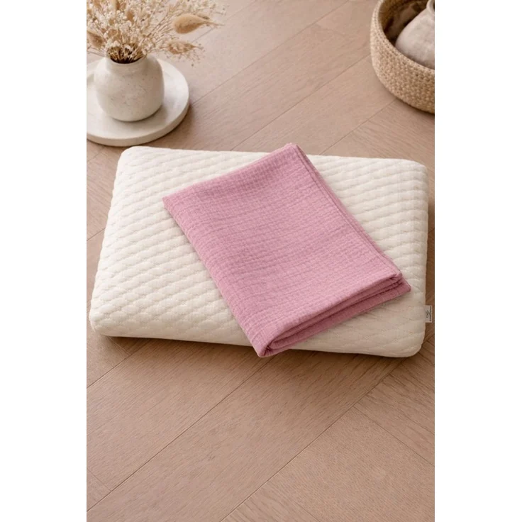 BABEES Kissenbezüge 2-er Set Kissenbezug 40x60 / 30x50 cm 100% Musselin Baumwolle 150 g/qm, Kissenbezüge Kissenhülle Kinderbettwäsche Kinderzimmer Creme Beige – Bild 3
