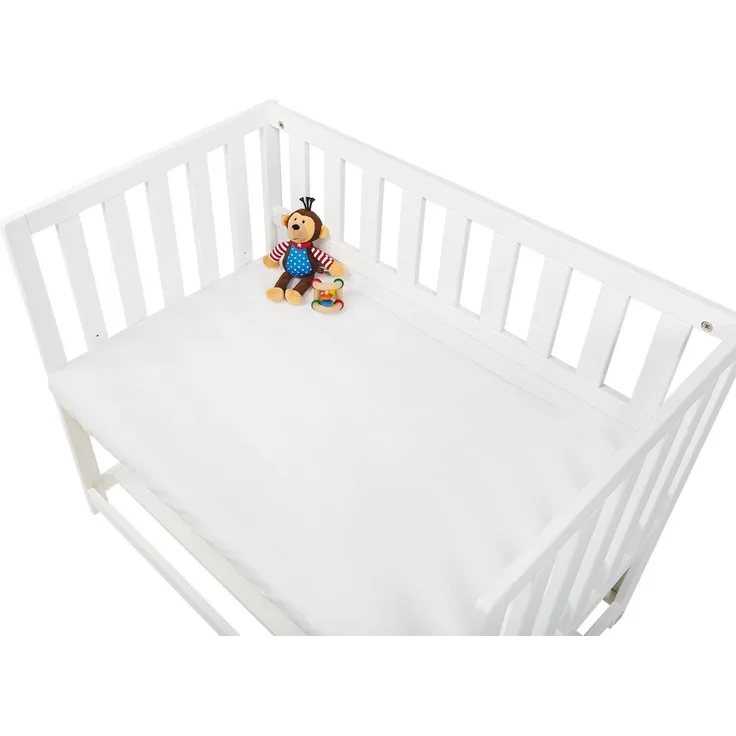 Pinolino Spannbettlaken Jersey 2-er Pack weiß,40x70/55x90 cm