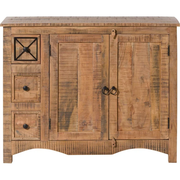 Kommode Akazie 110x40x85 natur versiegelt NATURE OF SPIRIT #217 – Bild 7