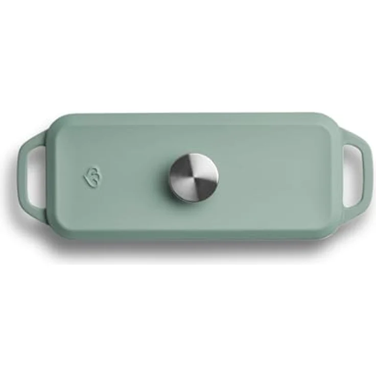 Springlane Kastenform Gusseisen mit Deckel, emailliert, in verschiedenen Farben, (1-tlg), Optimale Hitzeverteilung, robuster Gusseisen-Deckel, bis 250 °C – Bild 5