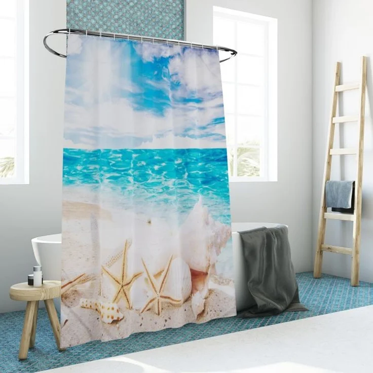 Duschvorhang 180x200 cm mit Motiv 10050433_1582 – Bild 3