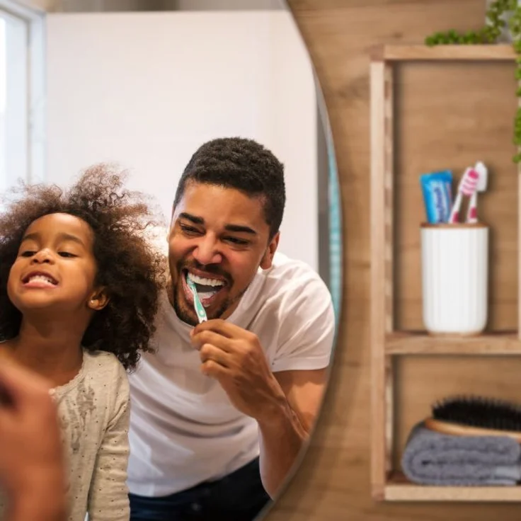 Wandregal Walnuss – Bild 3