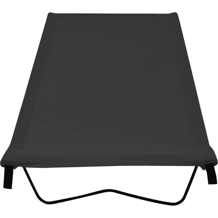 vidaXL Campingbett 180x60x19 cm Oxford-Gewebe und Stahl Schwarz 312479 – Bild 2