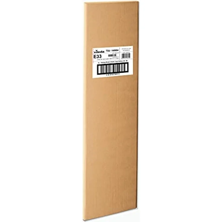 Vileda Total Reflect M Plus Bügelbrett, Bügeltisch für Dampfbügelstation, Bügelfläche 120x38 cm, höhenverstellbar 75-96cm, Farbe Grau, Eco-Verpackung – Bild 3