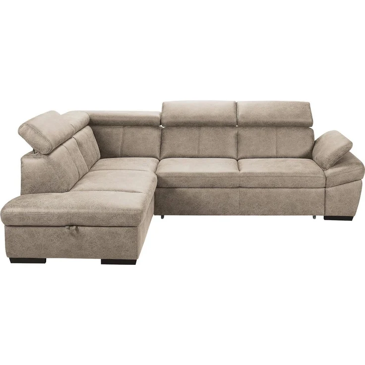 exxpo - sofa fashion Ecksofa Salerno, Funktionssofa, hoher Sitzkomfort, Breite 268cm, L-Form, inkl. Kopf- und Armteilverstellung, wahlweise mit Bettfunktion – Bild 4