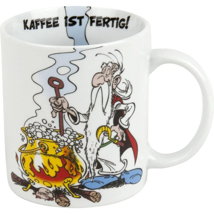 KÖNITZ Becher Asterix - Kaffee ist fertig Miraculix - 330 ml / Motivtasse
