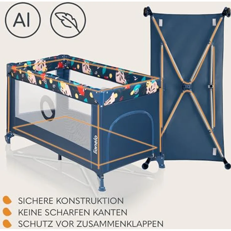 Lionelo Baby Krippe Stefi – Bild 8