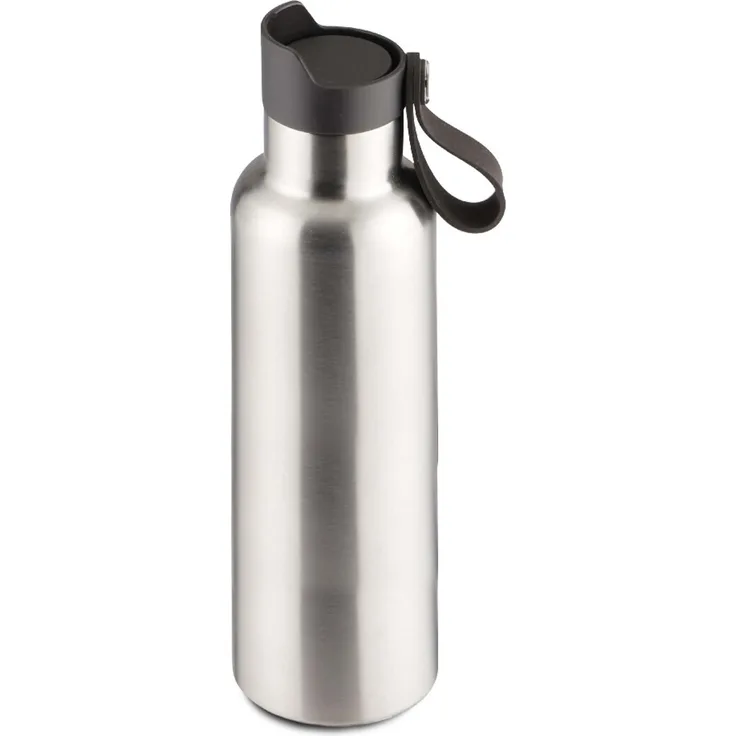 Weis 12681 Edelstahl Trinkflasche vakuumisoliert 700ml silber