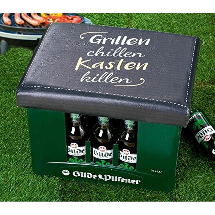 GILDE Polsterauflage Kunststoff Sitzpolster Grillen chillen Kasten kill – Bild 3