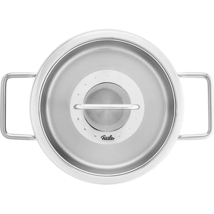 Fissler Topf-Set Fissler Pure Collection, Edelstahl 18/10 (Set, 4-tlg, Kochtopf 20/24cm, Bratentopf 20/24cm), backofengeeignet (bis 180°C),superthermic Boden, Made in Germany – Bild 5
