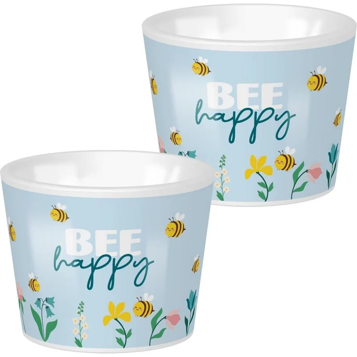 Eierbecher Porzellan Ø 5,2cm H 4.2cm Sheepworld GRUSS&CO BEE happy 070270 – Bild 1