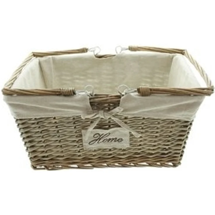 Füllkorb Home Flechtkorb Dekokorb Tischdeko Landhaus Korb Flaschenkorb – Bild 6