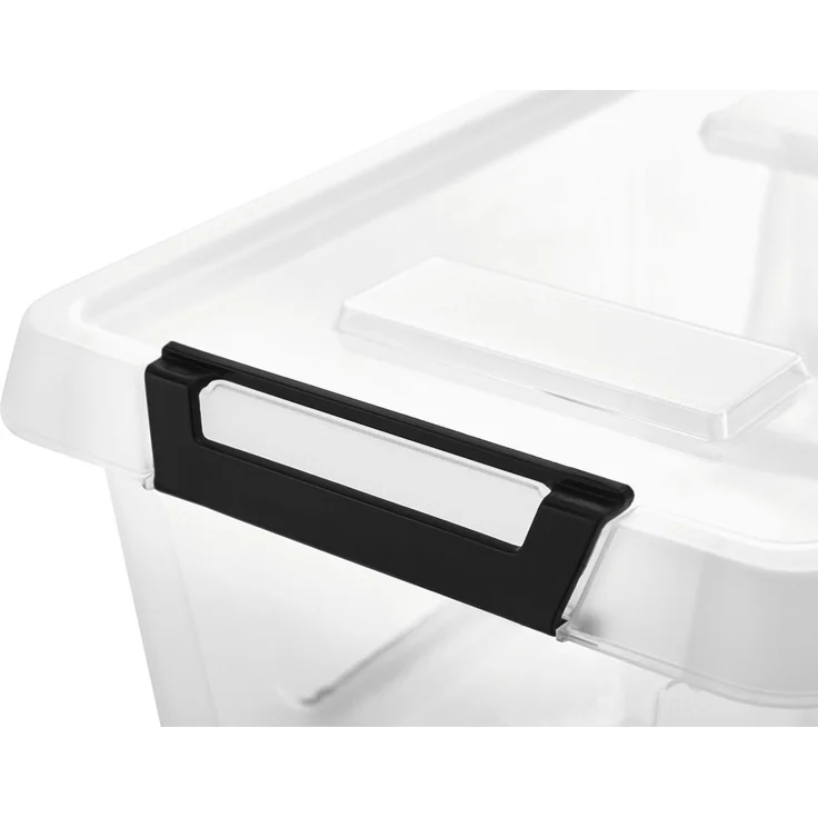 Gardissimo CLIP Aufbewahrungsbox Kunststoffbox Klarsichtbox Box rollbar – Bild 4