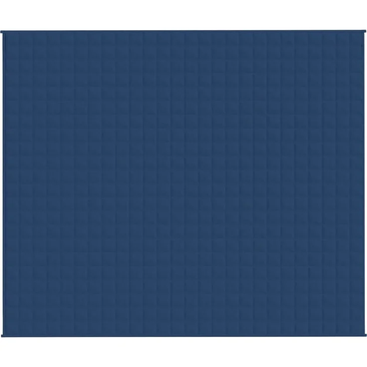 vidaXL Gewichtsdecke Blau 220x260 cm 15 kg Stoff 350803 – Bild 2