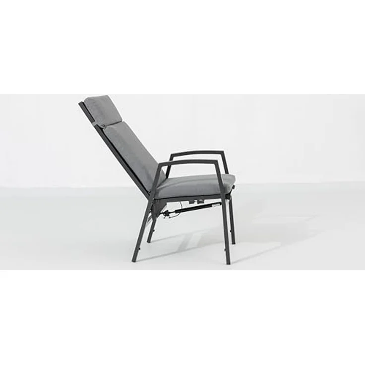 Gardissimo Gartenstuhl 2 er Set Vigo Lounge Stuhl Dining Alu Move Stapelstuhl (Spar-Set), verstellbare Rückenlehne stapelbar wetterfest 120 kg Tragkraft – Bild 7