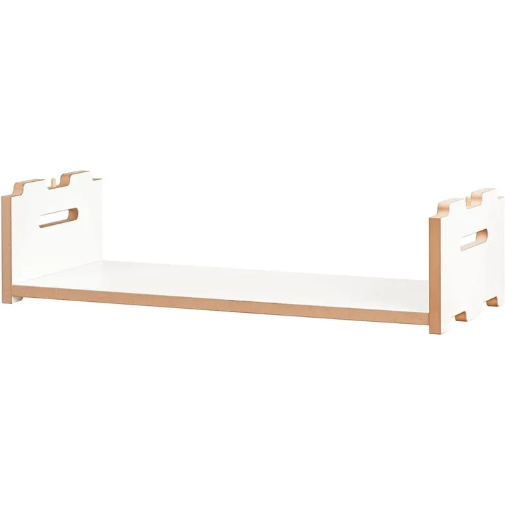 Tojo Hochstapler | modulares Regalsystem Verschiedene Module für Wandregal / Bücherregal / CD Regal | MDF Regal (weiß, Anbaumodul niedrig)