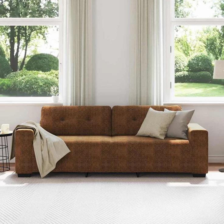 vidaXL 3-Sitzer-Sofa Braun 180 cm Kunstleder 4105144 – Bild 3