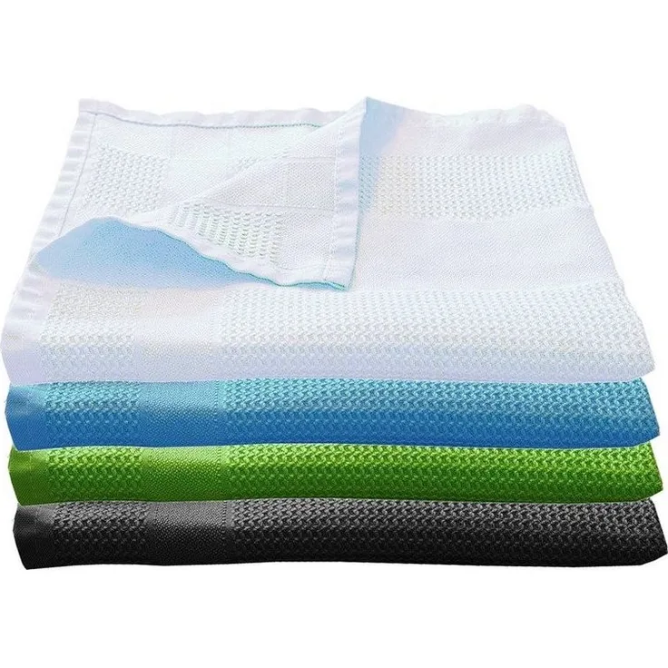Casa Colori Geschirrtuch Microfaser Geschirrtücher 68 x 42 cm Polyester in 4 versch. Farben, (6er Set)