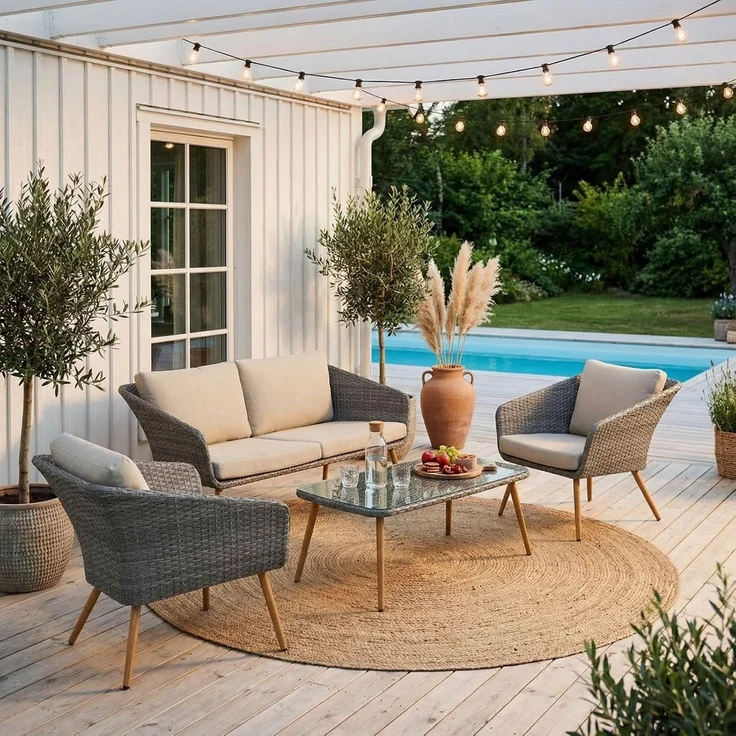 IDIMEX Gartenlounge-Set ANTALYA, Gartenmöbel ANTALYA Set, Balkonmöbel, Outdoor Lounge – Bild 1