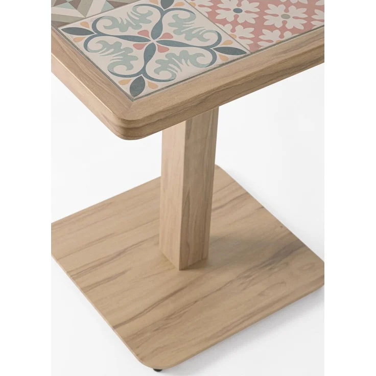 Garten-Bistrotisch Aremilak - Aluminium Desert Sand, 73 x 73 cm – Bild 3