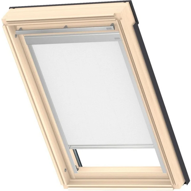 Verdunklungsrollo DBL M08 4288, VELUX, verdunkelnd, ohne Bohren, in Führungsschienen, VELUX »Pick & Click!«, alufarbene Führungsschienen & Griffleiste – Bild 1