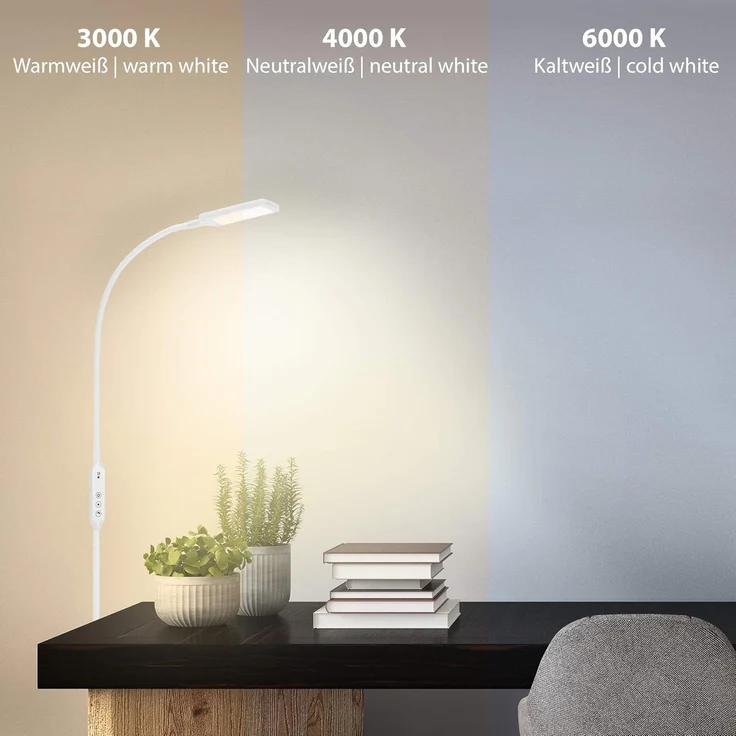 Briloner Leuchten LED Schreibtischlampe OFFICE REMOTE – Bild 3